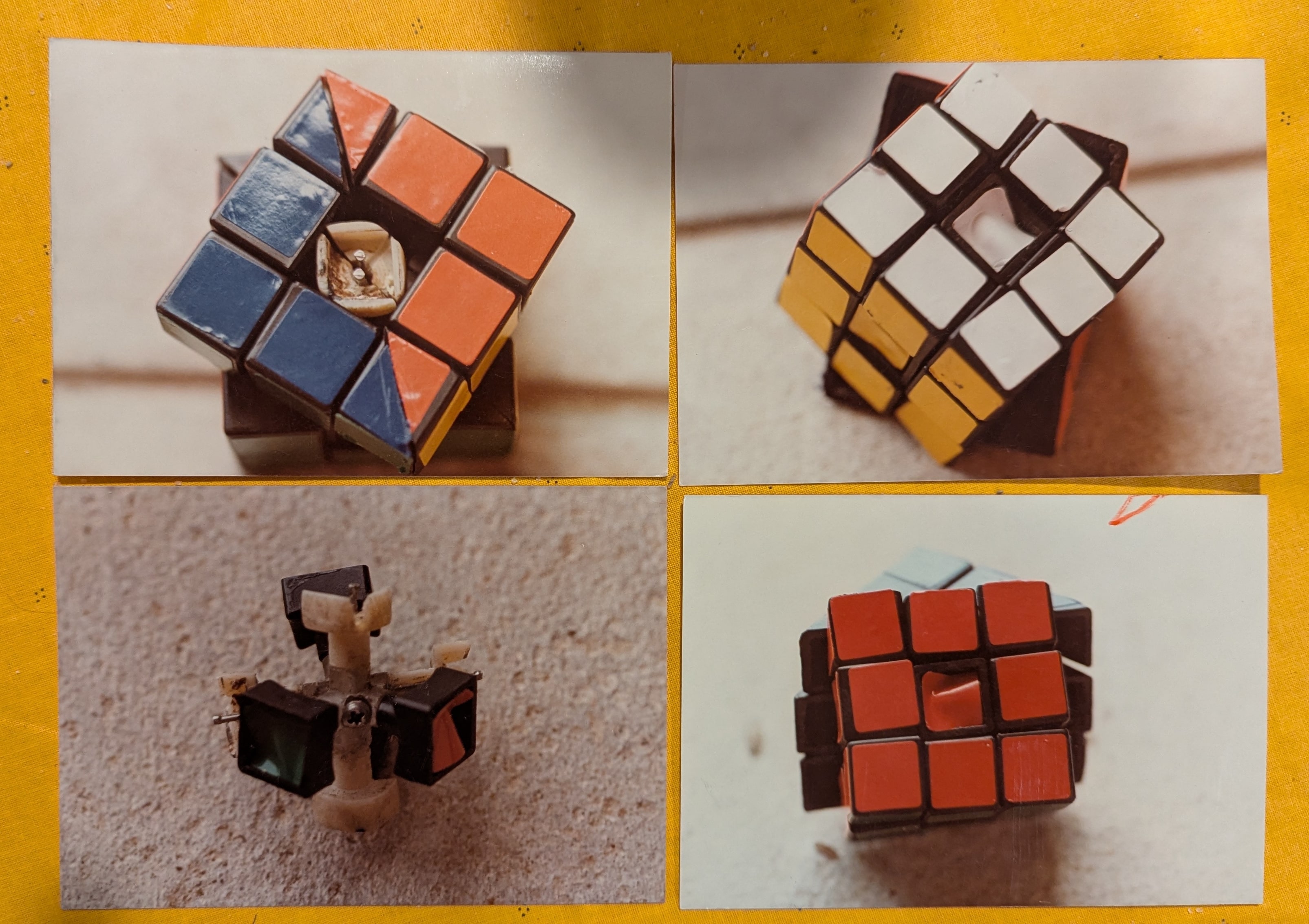 Modified Rubik's Cube prototype